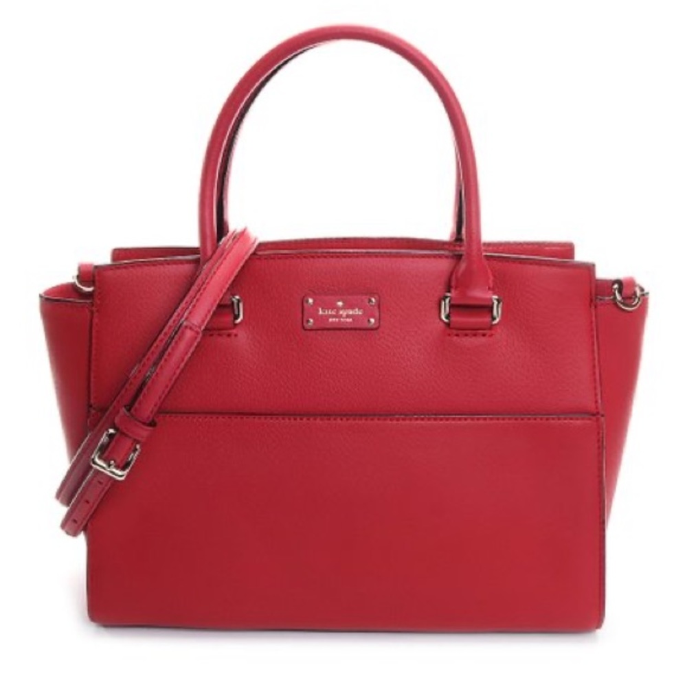 Kate Spade Red Carpet Lana Grove Street Leather Satchel